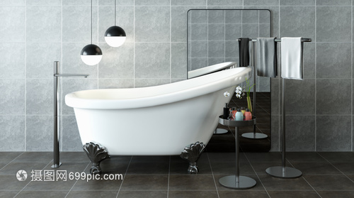 極簡(jiǎn)風(fēng)衛(wèi)浴場(chǎng)景